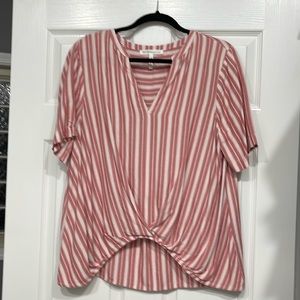 BCBGeneration top. Light red. Size large.